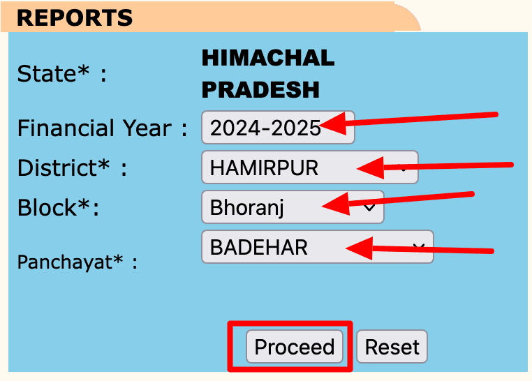 job card reports